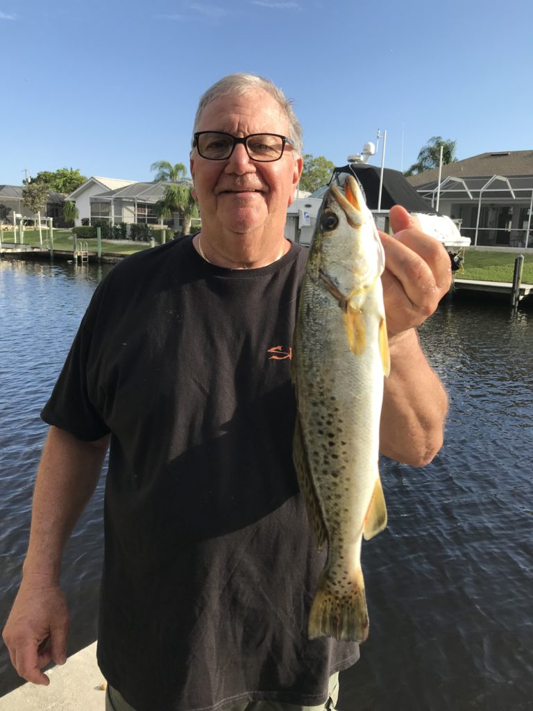 Florida Speckled Sea Trout by Ed Valitutto Village Harbour Fishing Club
