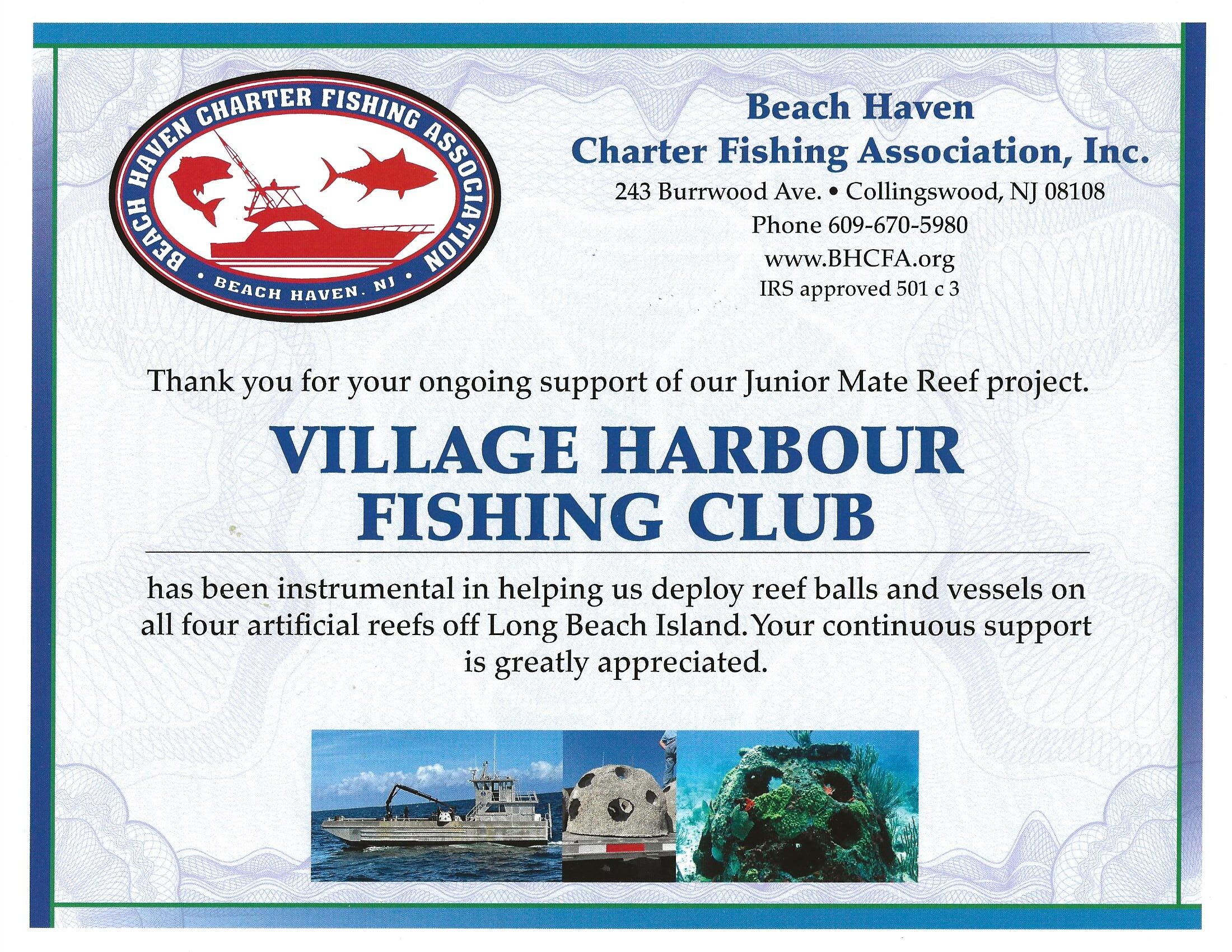 Village Harbor Fishing Club